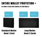 9toa RFID Blocking Card 3 Pack, Credit Card Wallet Protector, Teal - Image 7