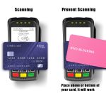 9toa RFID Blocking Card 5 Pack, Credit Card Wallet Protector, Pink - Image 5
